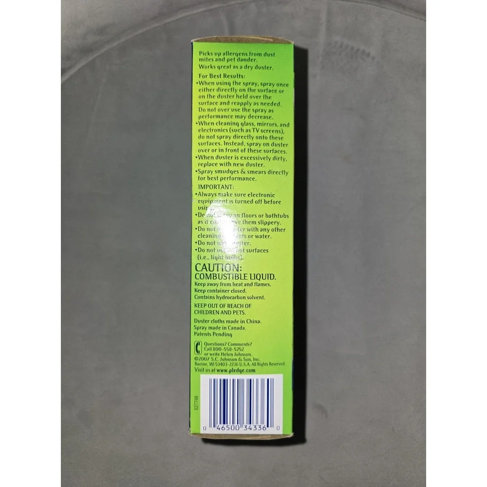 PLEDGE DUSTER PLUS Refills 5 Dusters & 1 Multi-Surface Spray NIB